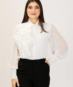 Camisa Alfaiataria Flor